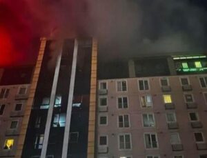 11 katlı rezidansta yangın: Mahsur kalan 40 kişi kurtarıldı!