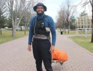 4 bin 500 kilometre yürüyen Mohamed’in hedefi ‘Kabe’