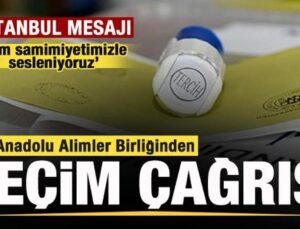 Anadolu Alimler Birliğinden seçim açıklaması! İstanbul’a dikkat çekti