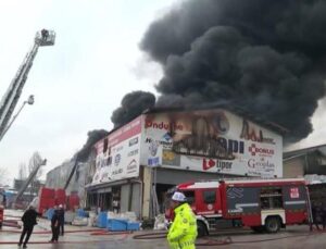 Ankara’da depo yangını! Çok sayıda ekip bölgede