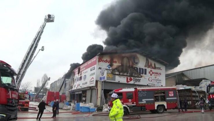 Ankara’da depo yangını! Çok sayıda ekip bölgede