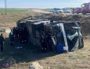 Ankara’da feci kaza! EGO devrildi, çok sayıda yaralı var