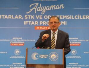 Bakan Özhaseki: Binlerce kişilik orduyla inşa için çalışıyoruz