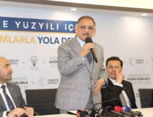Bakan Özhaseki: CHP’li belediyeler çalışmayıp çalışıyor gibi gösteriyor