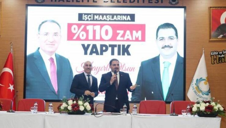 Başkan Canpolat’tan işçilere yüzde 110 zam