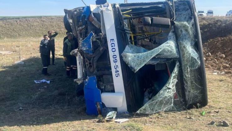 Başkent’te EGO otobüsü devrildi: 24 yaralı