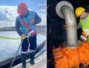 BASKİ Genel Müdürlüğü atıksu arıtma tesislerinde bakım onarım çalışmalarına devam ediyor