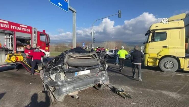 Bolu’da zincirleme kaza: 3 kişi yaralandı!