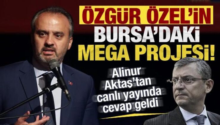 Bursa Büyükşehir Belediyesi Başkanı Alinur Aktaş’tan önemli açıklamalar…