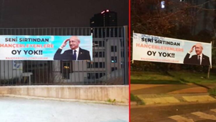 CHP’liler İmamoğlu’na isyan bayrağı çekti! Sokaklarda Kılıçdaroğlu afişleri: Oy moy yok!