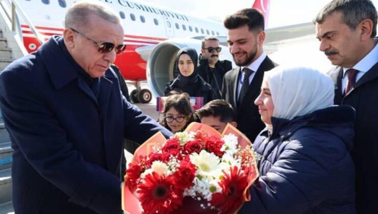Cumhurbaşkanı Erdoğan, Erzurum’da