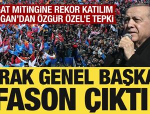 Cumhurbaşkanı Erdoğan’dan Özgür Özel’e tepki: Fason çıktı!