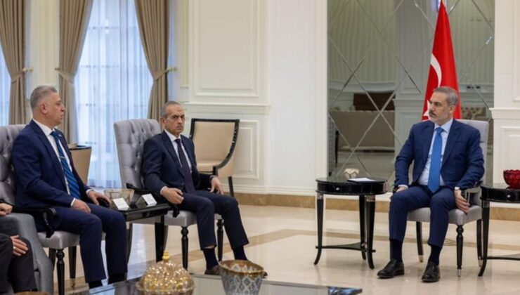 Dışişleri Bakanı Fidan, Irak Türkmen Cephesi Başkanı Hasan Turan ile bir araya geldi