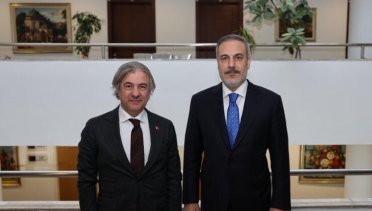 Dışişleri Bakanı Hakan Fidan Tunus Büyükelçisi Ahmet Demircan'ı kabul etti