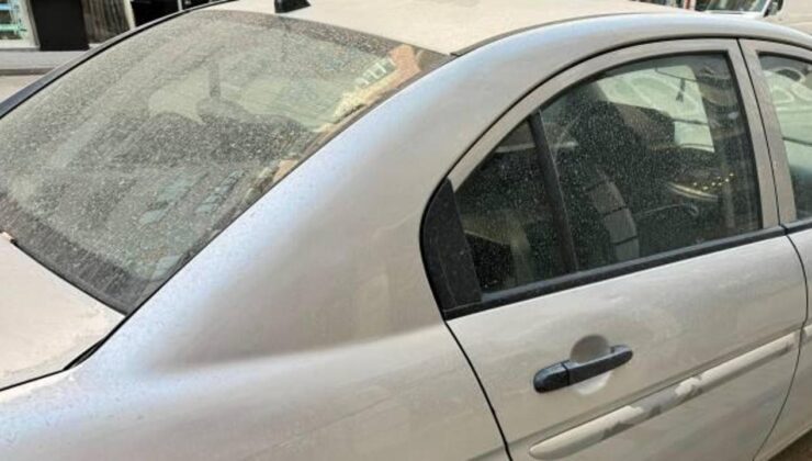 Eskişehir’de toz taşınımı nedeniyle çamurlu yağış oldu