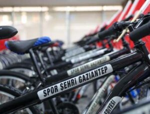 Gaziantep Büyükşehir, 100 personele bisiklet hediye etti