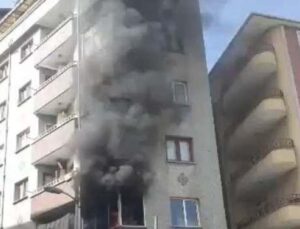 Güngören’de bir binada kombi patladı