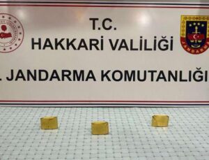 Hakkari’de 3 kilo altın ele geçirildi! Valilikten açıklama