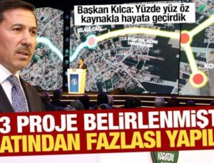 Hasan Kılca: Alnımızın akıyla Karatay aşkıyla 5 yıl geride kaldı