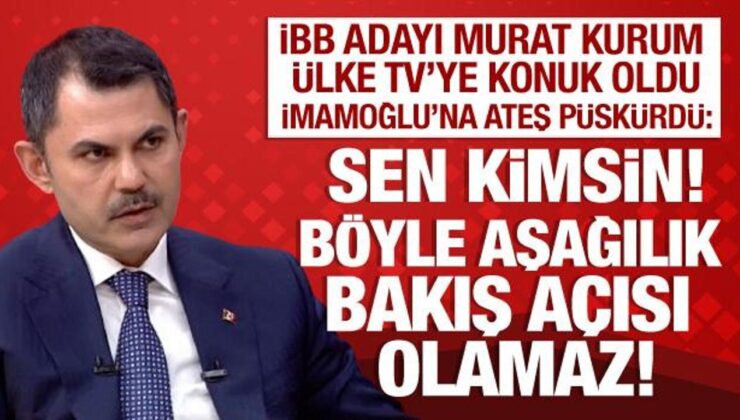 İBB Adayı Murat Kurum’dan İmamoğlu’na çok sert sözler!
