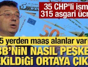 İBB’nin nasıl peşkeş çekildiği ortaya çıktı! 35 CHP’li isme 315 asgari ücret