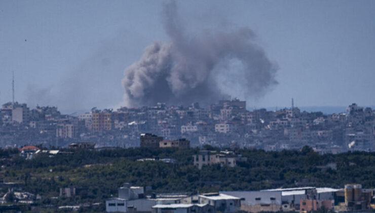 İsrail ordusunun Gazze'de yerinden edilmiş Filistinlilerin çadırını bombalaması sonucu 12 kişi öldü
