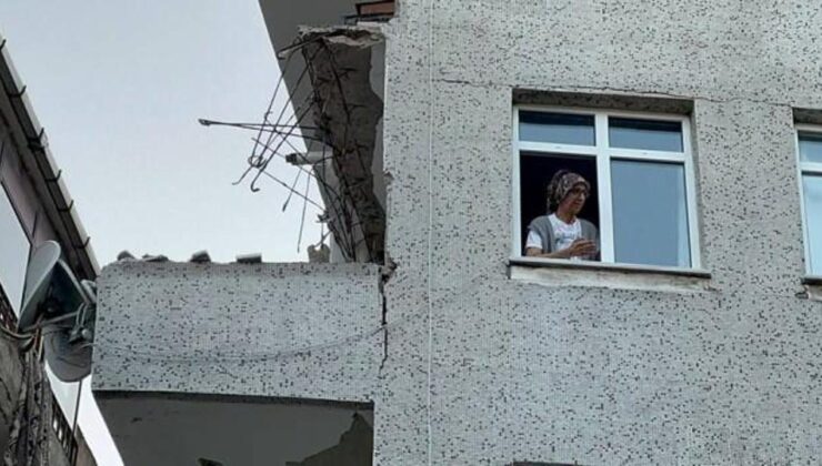 İstanbul’da balkonu çöken 6 katlı apartman tahliye edilecek