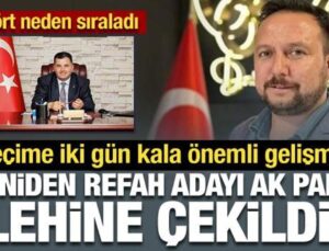 İzmir’de Yeniden Refah adayı AK Parti lehine yarıştan çekildi!