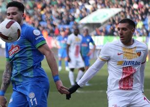 Kayserispor: ‘Rize bizden daha iyiydi’