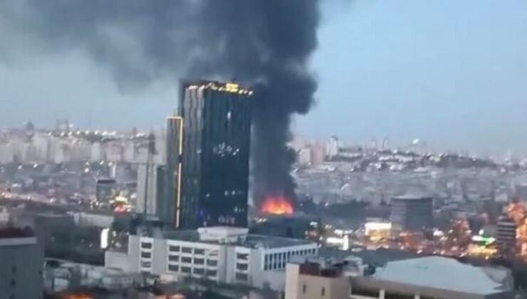 Küçükçekmece’de korkutan yangın!