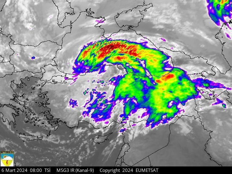 Son uydu görüntüleri (Renkliliği artırılmış) - MGM