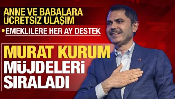 Murat Kurum ‘sosyal belediyecilik’ projelerini anlattı: Anne ve babalara ücretsiz ulaşım