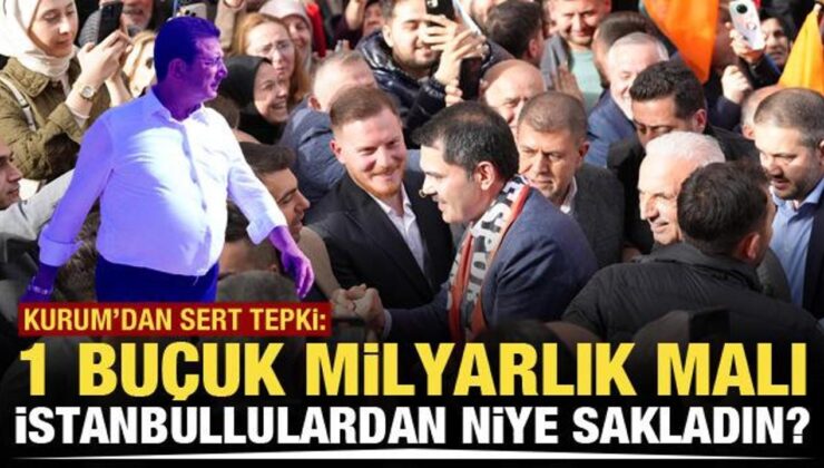 Murat Kurum’dan Ekrem İmamoğlu’na: 1 buçuk milyarlık malı İstanbullulardan niye sakladın?