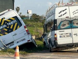 Öğrenci servisi ile minibüs çarpıştı: Çok sayıda yaralı var!