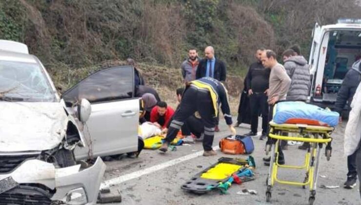 Rize’de trafik kazası: Yaralılar var!