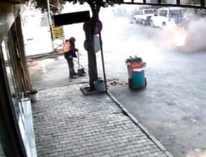 Rögar bomba gibi patladı! Korku dolu anlar…