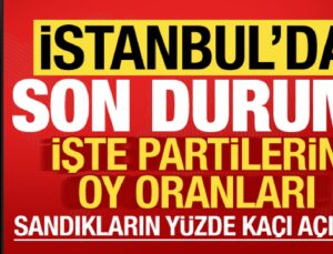 Son dakika: 31 Mart 2024 İstanbul Yerel Seçim Sonuçları