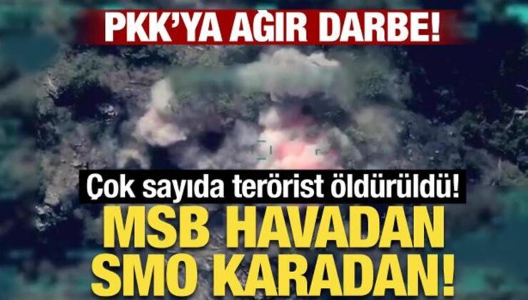 Son Dakika: Irak ve Suriye’nin kuzeyinde 13 PKK’lı etkisiz hale getirildi!