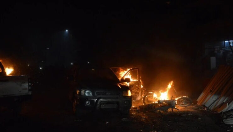 Suriye'nin Azez ilçesinde bombalı terör saldırısında 4 sivil öldü, 20 sivil yaralandı