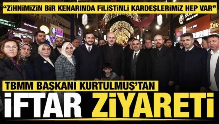 TBMM Başkanı Kurtulmuş’dan Bağcılar Ramazan Etkinlik Alanı’nına ziyaret