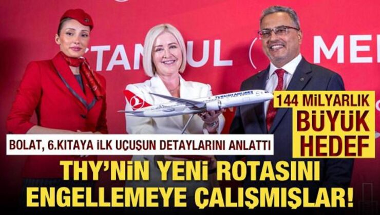 THY’nin yeni uçuşunu engellemeye çalıştılar ancak başaramadılar!