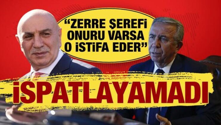 Turgut Altınok’tan Mansur Yavaş’a: Zerre şerefi, onuru varsa o istifa eder