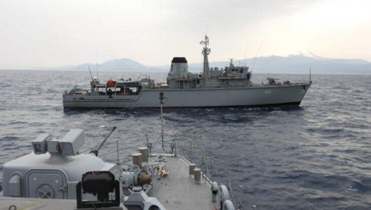 Türk Deniz Kuvvetleri ile Yunan Deniz Kuvvetleri’nden Ege Denizi’nde ortak eğitim görevi