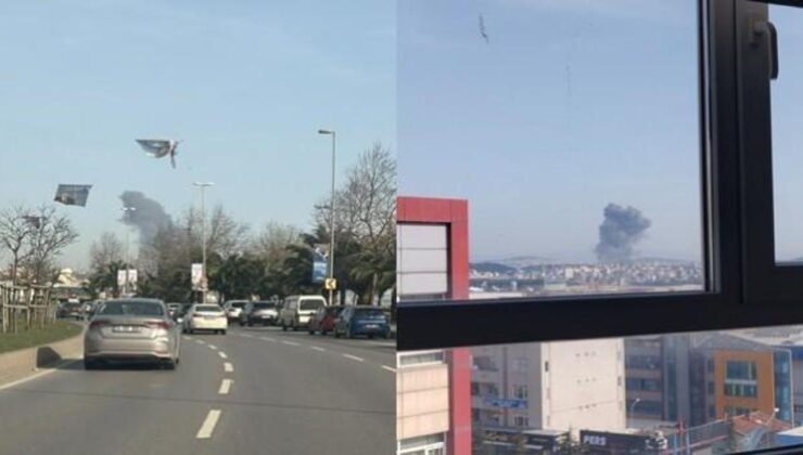 Tuzla’da fabrika yangını: Çok sayıda ekip bölgede