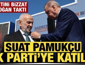 Yeniden Refah Partisi’nden istifa etmişti: Rozetini Cumhurbaşkanı Erdoğan taktı