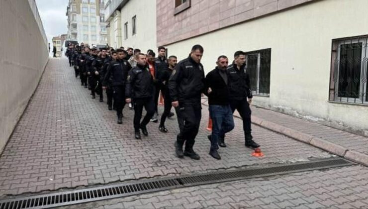Yılanlar suç örgütüne Mahzen-9 operasyonu! 13’ü tutuklandı