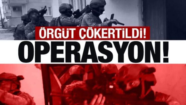 8 ilde operasyon! ‘Odacılar’ suç örgütü çökertildi