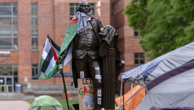 ABD'de üniversitelerde Filistin'e destek: Öğrenciler engel tanımıyor