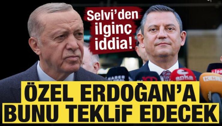 Abdülkadir Selvi’den ilginç iddia! Özel’in Erdoğan’a teklifi bu olacak