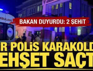 Adıyaman’da dehşet! Bir polis karakolda meslektaşlarına ateş açtı: 2 şehit